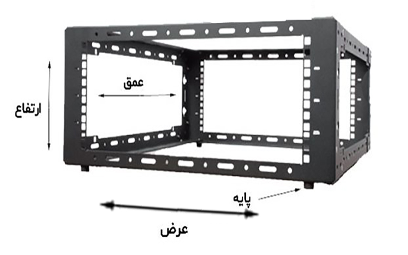 ابعاد رک دیواری